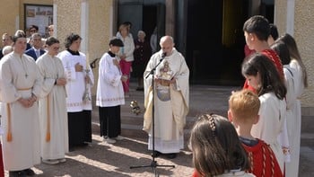 Dankesfeier Erneuerung Kirchendach und Platzgestaltung