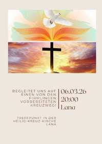 Firmlinge gestalten Kreuzweg